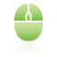 green, mouse icon