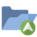 open,folder,folder up,up icon