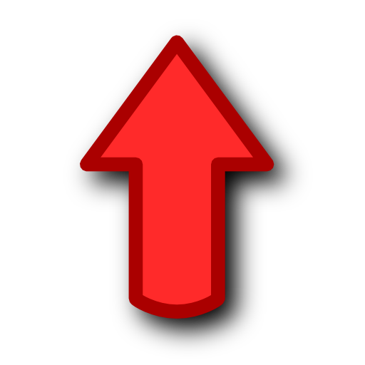 arrow,arrow up,up,ascend,rise,ascending,upload,increase icon