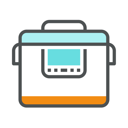 Food Amp; Utensils Rice Cooker svg vector icon