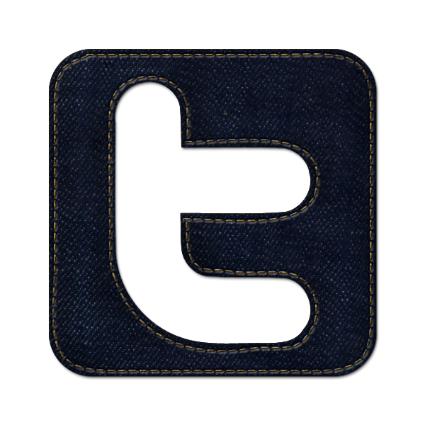 denim,jean,social,twitter,logo,square,social network,sn icon