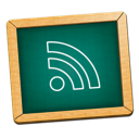 blackboard,feed,green,school,education,learn,teach,teaching,rss,subscribe icon