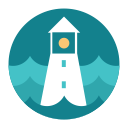 citycons, help, lighthouse svg vector icon