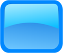 blue, rectangle icon