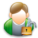 unlock,cartoon icon