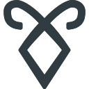 instruments, logo, mortal, movie, rune svg vector icon