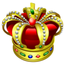 crown, king, leader, privilege icon