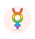 lgbtq, sign, transgender svg vector icon