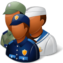 group, militarypersonnel icon