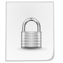 file, lock, secure icon