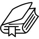 bookmark, open icon