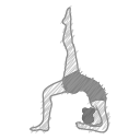 body, exercise, fitness, health, meditation, pose, yoga svg vector icon