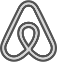 airbnb, brand, logo, network, social svg vector icon