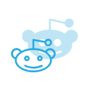 logo, media, reddit, social svg vector icon