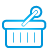 basic, basket, blue, shopping icon