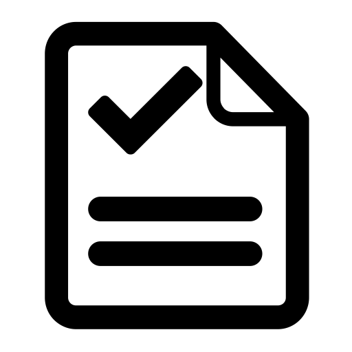 Mapping Verification Batch Pass svg vector icon