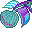virus,fighting,fish,animal icon