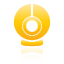 cam, web, yellow icon