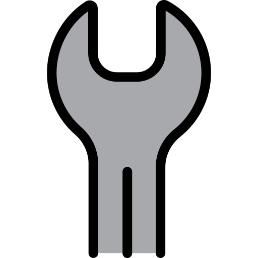 Wrench svg vector icon
