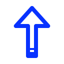 arrow, direction, navigation, top, up svg vector icon