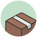 box, order, package, parcel, post, postage, shop svg vector icon