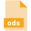 file, format, ods svg vector icon