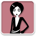 vintage,girl,framed,child,kid,people,person,human,profile,account,user icon
