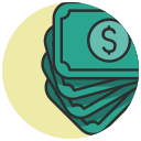 business, cash, currency, euro, money, payment, shop svg vector icon