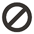 forbidden, stop icon