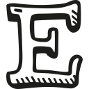 doodle, etsy, hand drawn, sketch, social svg vector icon