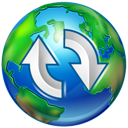 upload, world icon