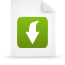 document, file, green, paper icon