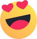 emoji, emot, heart, like, love, reaction, valentine svg vector icon