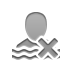 swimming,cross icon