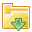 folder,down,descend,download,fall,decrease,descending icon