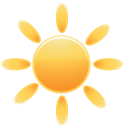 24, sun, weather icon