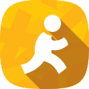 aim, chat, messages, social network svg vector icon