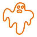dead, ghost, halloween, phantom, scary svg vector icon