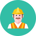 1, road, worker svg vector icon