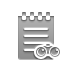 notepad,binoculars icon