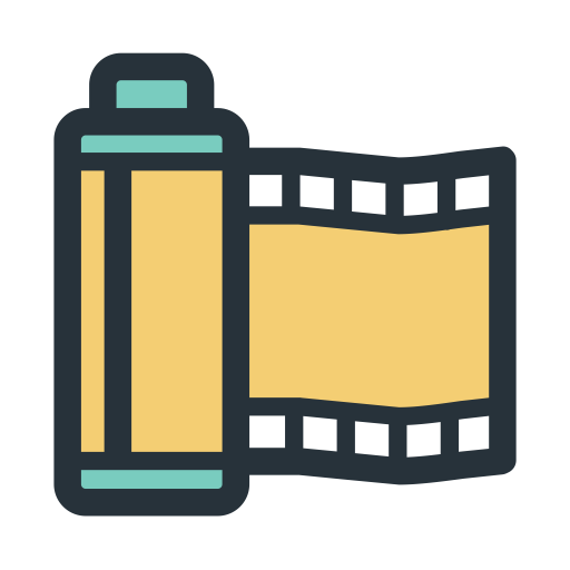 Color Film svg vector icon