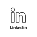 brand, label, linkedin, logo svg vector icon