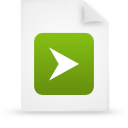 document, file, green, paper icon