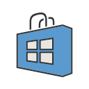 application, apps, appstore, company, mobile, technology, windows svg vector icon