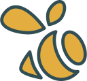 brand, logo, network, social, swarm svg vector icon