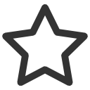 outline,star icon
