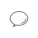comment, facebook, fb, message svg vector icon