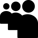 art-sharing, communication, creative, entertaintment, grid, music, musicians, myspace, pop, pop-culture, shape, social-media, social-network, user, users svg vector icon