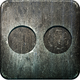 6, flickr, nonhighlight icon