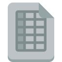 excel, file svg vector icon